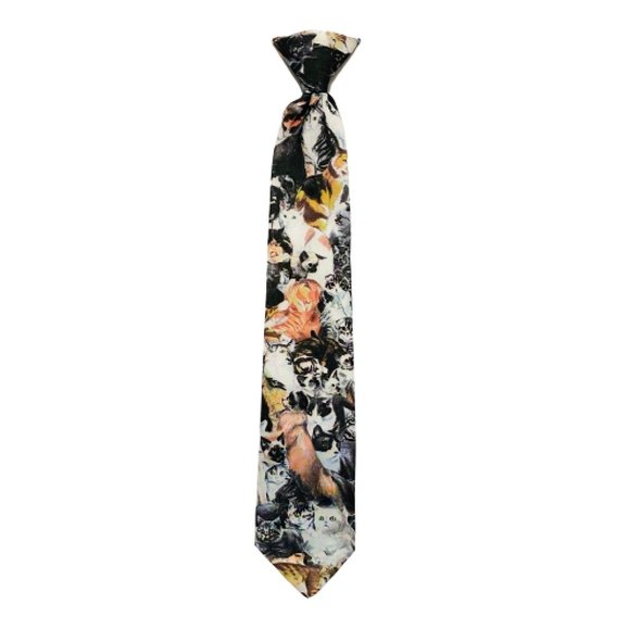 Ralph Marlin Other - Vintage Ralph Marlin Cat Print Clip-On Tie